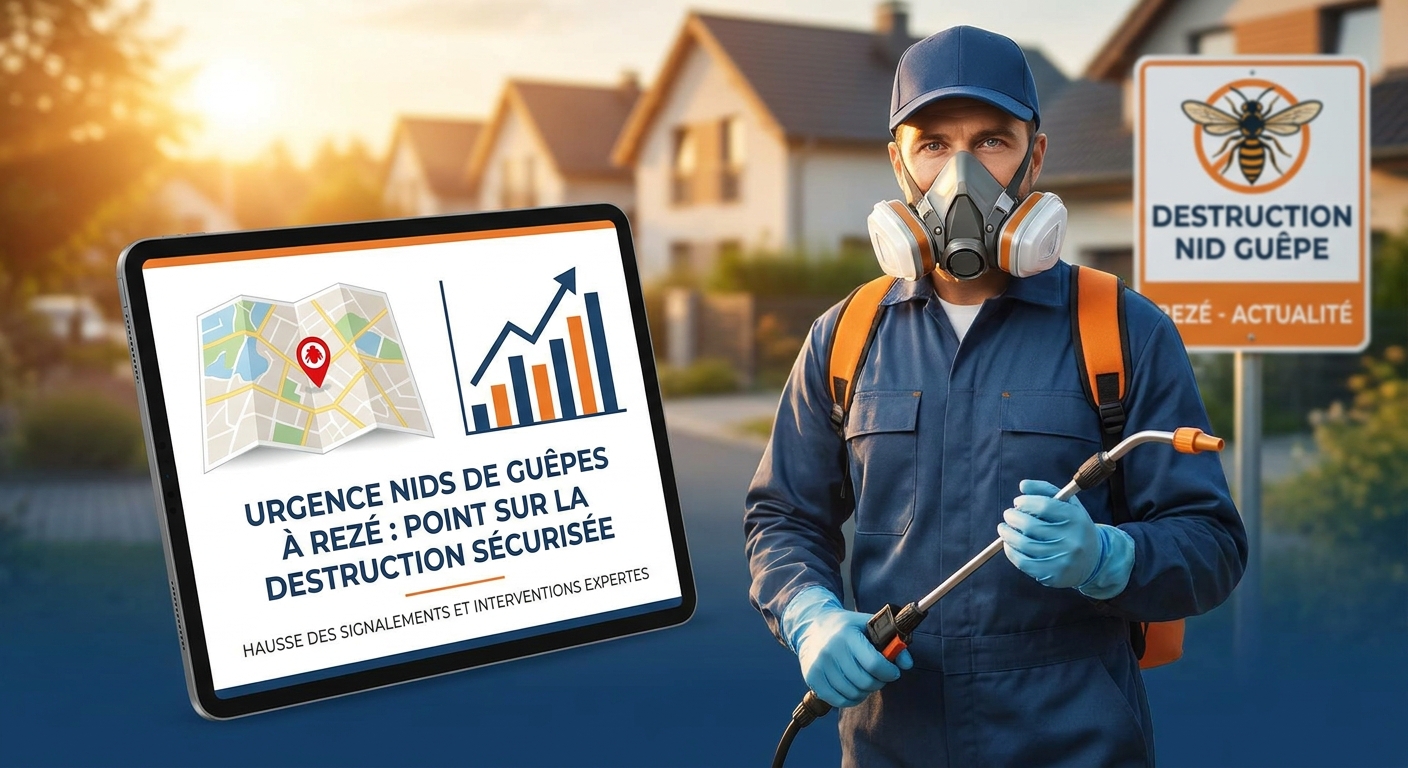 Urgence Guêpes à Rezé : Le Point sur la Destruction des Nids