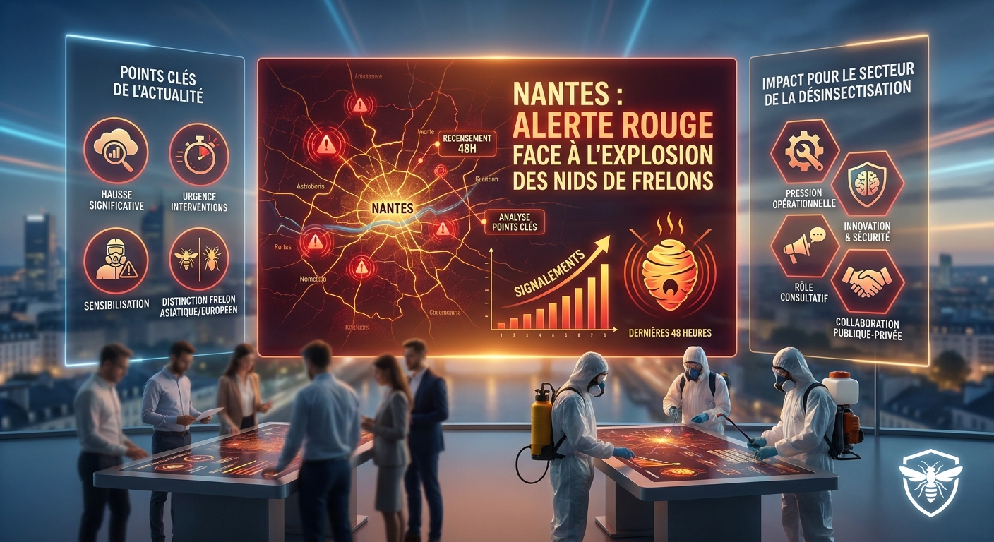Nantes : Alerte Rouge face à l'Explosion des Nids de Frelons