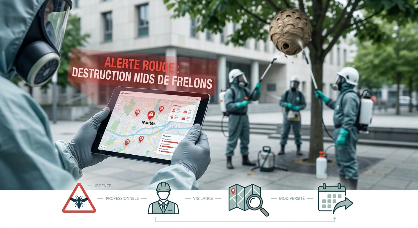 Nantes : Alerte Rouge pour la Destruction de Nids de Frelons